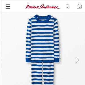 NWT Hanna Anderson striped pajamas
